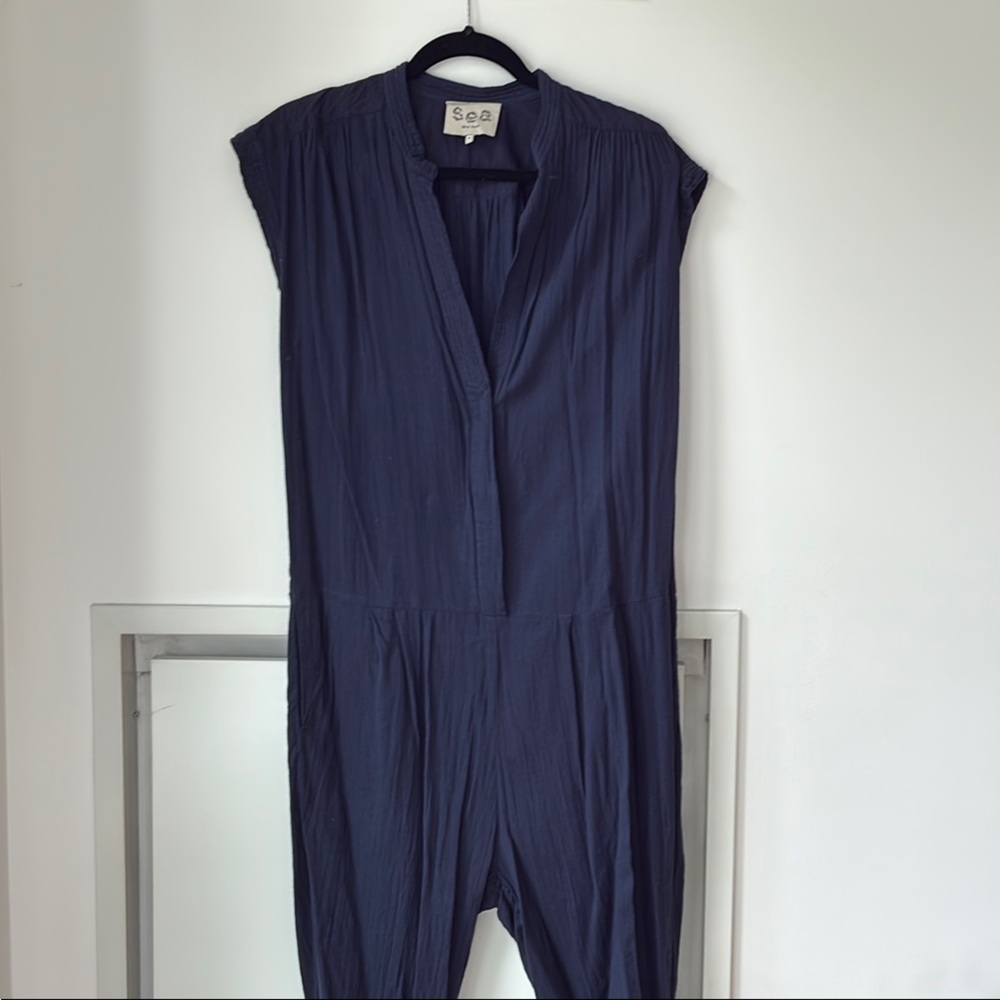 Sea New York Navy cotton Jumpsuit (sz6)